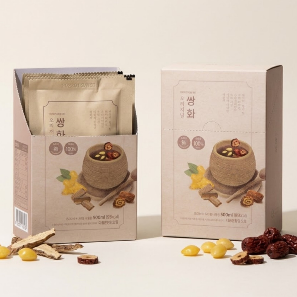 더옳은협동조합 진하게 담긴 오리지날 쌍화차 100ml x 10포