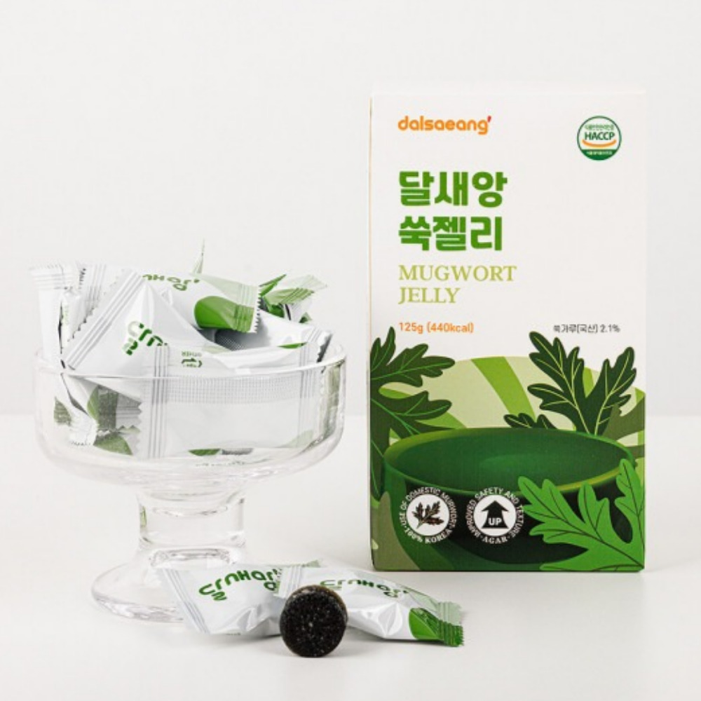 달새앙 쫀득쫀득 쑥젤리 국산쑥100% 건강간식 2박스