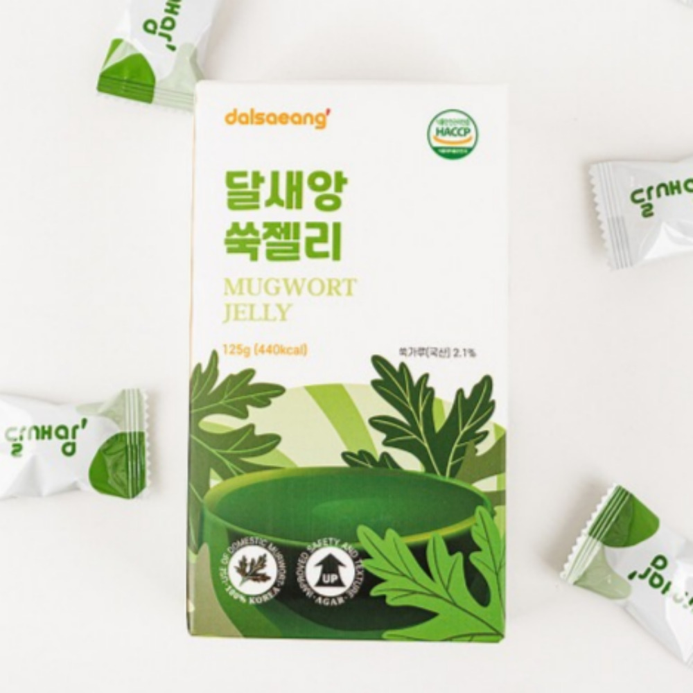 달새앙 쫀득쫀득 쑥젤리 국산쑥100% 건강간식 2박스