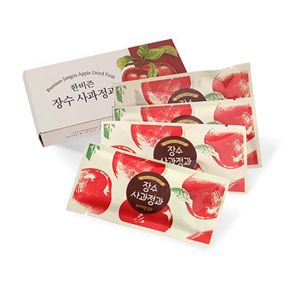 한비즌 전북 장수 사과 정과 새콤 달콤 쫀득 32개입 x 1박스