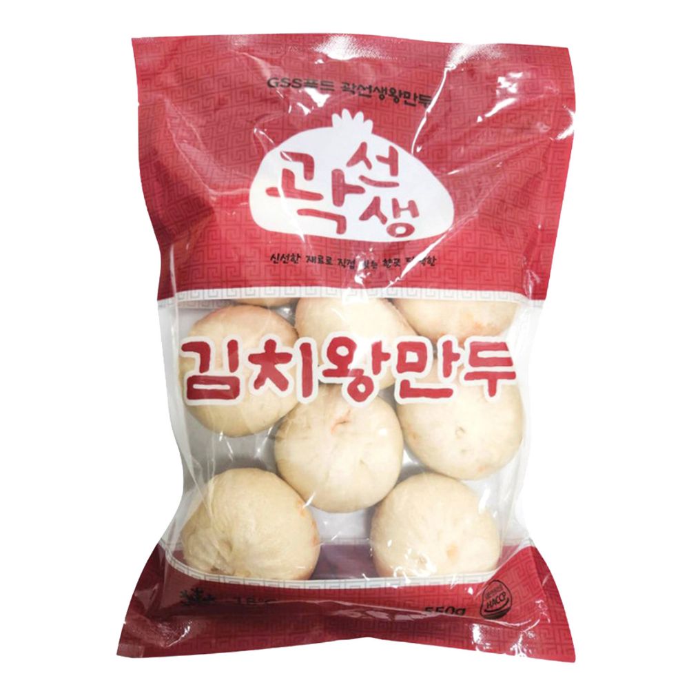 곽선생왕만두 김치 왕만두 김치만두 550g HACCP인증